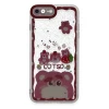 Newface Apple iPhone 7 Kılıf Sweet Desenli Silikon Kapak - Pembe