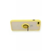 Newface Apple iPhone 7 Plus Kılıf Montreal Yüzüklü Silikon Kapak - Sarı