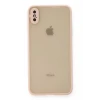 Newface Apple iPhone X Kılıf Montreal Silikon Kapak - Pembe