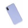 Newface Apple iPhone X Kılıf Nano içi Kadife Silikon - Lila