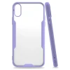 Newface Apple iPhone X Kılıf Platin Silikon - Lila