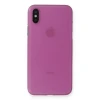 Newface Apple iPhone X Kılıf PP Ultra İnce Kapak - Pembe