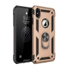 Newface Apple iPhone X Kılıf Sofya Yüzüklü Silikon Kapak - Gold