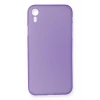 Newface Apple iPhone XR Kılıf PP Ultra İnce Kapak - Mor