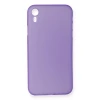 Newface Apple iPhone XR Kılıf PP Ultra İnce Kapak - Mor