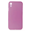Newface Apple iPhone XR Kılıf PP Ultra İnce Kapak - Pembe