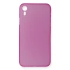 Newface Apple iPhone XR Kılıf PP Ultra İnce Kapak - Pembe
