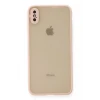 Newface Apple iPhone XS Max Kılıf Montreal Silikon Kapak - Pembe