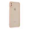 Newface Apple iPhone XS Max Kılıf Montreal Silikon Kapak - Pembe