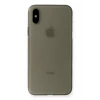 Newface Apple iPhone XS Max Kılıf PP Ultra İnce Kapak - Gri