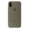Newface Apple iPhone XS Max Kılıf PP Ultra İnce Kapak - Gri