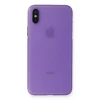 Newface Apple iPhone XS Max Kılıf PP Ultra İnce Kapak - Mor