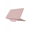 Newface Apple Macbook Pro 14 2021 Macbook Deri Kapak - Pembe