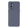 Newface One Plus 9 Pro Kılıf Nano içi Kadife Silikon - Gri