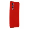 Newface One Plus 9 Pro Kılıf Nano içi Kadife Silikon - Kırmızı