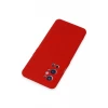 Newface One Plus 9 Pro Kılıf Nano içi Kadife Silikon - Kırmızı