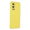Newface One Plus 9 Pro Kılıf Nano içi Kadife Silikon - Sarı