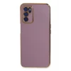 Newface Oppo A16 Kılıf Volet Silikon - Mor