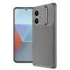 Newface Oppo A3 Kılıf Auto Focus Karbon Kapak - Gri