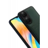 Newface Oppo A38 Sara Kartvizitli Deri Kılıf - Yeşil