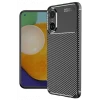 Newface Oppo A60 Kılıf Auto Focus Karbon Kapak - Siyah