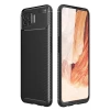 Newface Oppo A73 Kılıf Auto Focus Karbon Kapak - Siyah