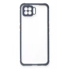 Newface Oppo A73 Kılıf Miami Şeffaf Silikon - Gri