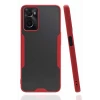 Newface Oppo A96 Kılıf Platin Silikon - Kırmızı