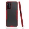 Newface Oppo A96 Kılıf Platin Silikon - Kırmızı