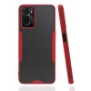 Newface Oppo A96 Kılıf Platin Silikon - Kırmızı