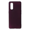 Newface Oppo Find X2 Kılıf First Silikon - Mürdüm