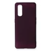 Newface Oppo Find X2 Kılıf First Silikon - Mürdüm