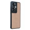Newface Oppo Reno 11F Kılıf Aras Deri Kapak - Pudra