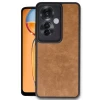 Newface Oppo Reno 11F Kılıf Aras Deri Kapak - Taba