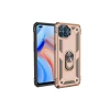 Newface Oppo Reno 4 Lite Kılıf Sofya Yüzüklü Silikon Kapak - Gold