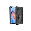Newface Oppo Reno 4 Lite Kılıf Sofya Yüzüklü Silikon Kapak - Siyah