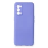 Newface Oppo Reno 5 Kılıf First Silikon - Lila