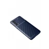 Newface Oppo Reno 5 Pro Kılıf Auto Focus Karbon Kapak - Lacivert