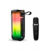 Newface Pluse 5 Mikrofonlu RGB Kablosuz Hoparlör - Siyah