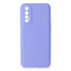 Newface Realme 7 Kılıf First Silikon - Lila