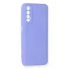 Newface Realme 7 Kılıf First Silikon - Lila