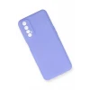 Newface Realme 7 Kılıf First Silikon - Lila