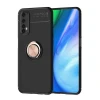 Newface Realme 7 Kılıf Range Yüzüklü Silikon - Siyah-Gold
