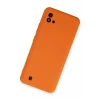 Newface Realme C11 2021 Kılıf Nano içi Kadife Silikon - Turuncu