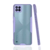 Newface Realme C11 2021 Kılıf Platin Silikon - Lila