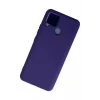 Newface Realme C15 Kılıf Nano içi Kadife Silikon - Mor