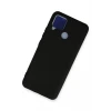 Newface Realme C15 Kılıf Nano içi Kadife Silikon - Siyah