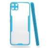 Newface Realme C15 Kılıf Platin Silikon - Mavi