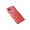 Newface Realme C21 Kılıf Auto Focus Kapak - Kırmızı