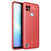 Newface Realme C21 Kılıf Auto Focus Kapak - Kırmızı